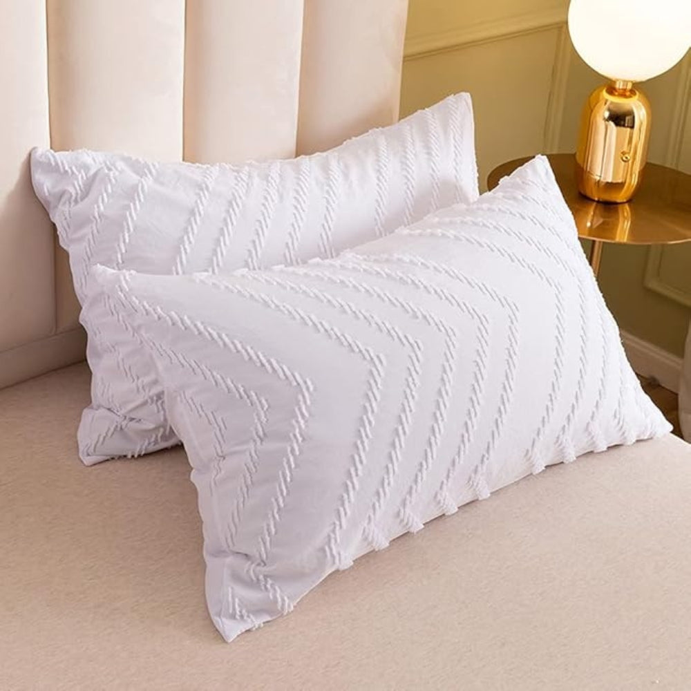Chevron Plush Quilt Cover | 3pcs Set — alternate angle view