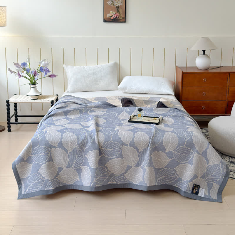 Mulberry Leaf Cotton Triple Gauze Blanket — main product photo