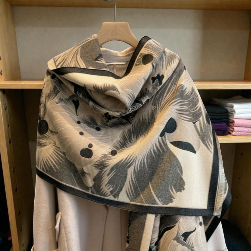 Floral Jacquard Scarf — view 3