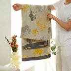 Maple Leaves Bamboo Luxe Cooling Blanket — product detail view