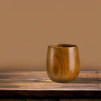 Handcrafted Wooden Tea Cup — product close-up