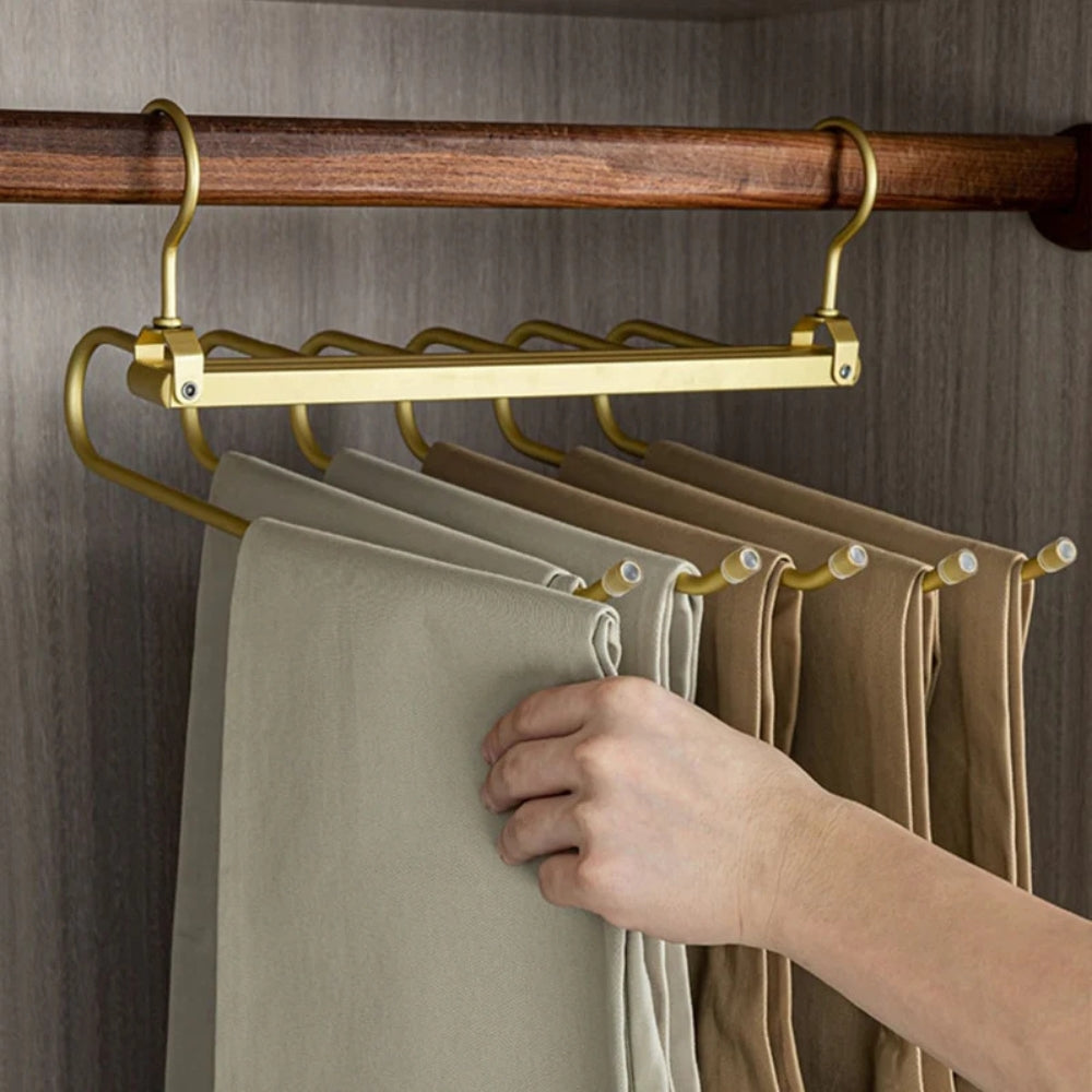 Regal Gold Space-Saving Trouser Hanger — main product photo