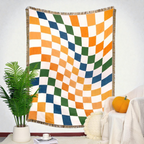 Checkerboard Throw Blanket — view 6