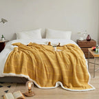 Mellow Sherpa Blanket — size and scale reference