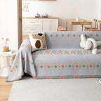 Stylish Boho Sofa Cover — product in use