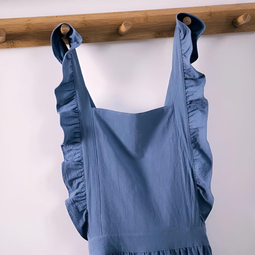 Lotus Leaf Lace Apron — product detail view