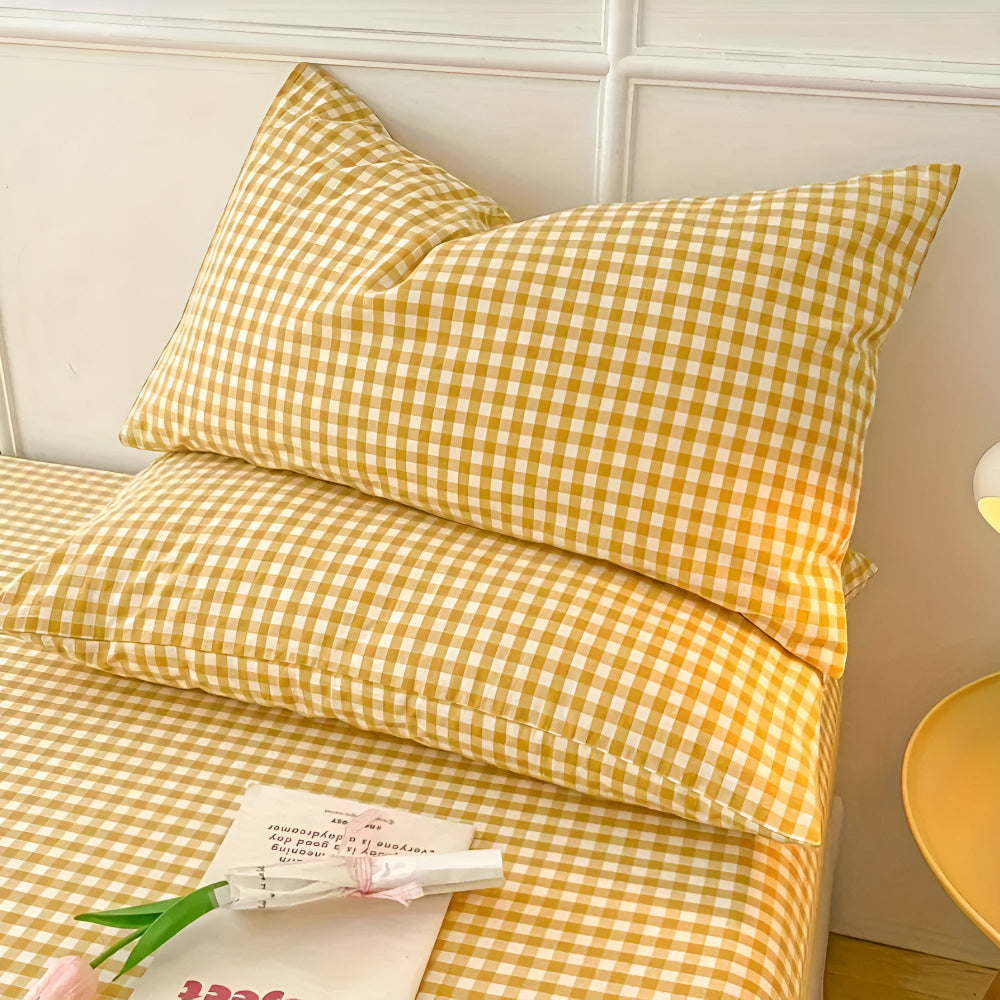 Soft Plaid Checkered Pillowcases — main product photo