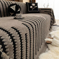 Heritage Plush Tufted Sofa Cover — lifestyle shot