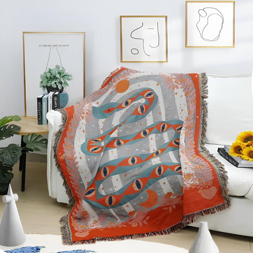 Serpent's Path Blanket — product detail view