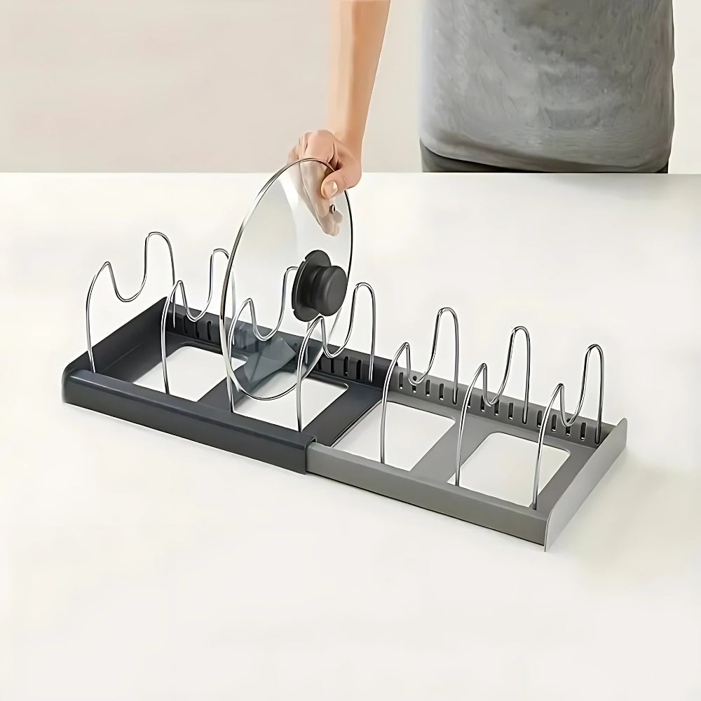 Expandable Pot and Pans Organiser Rack — main product photo
