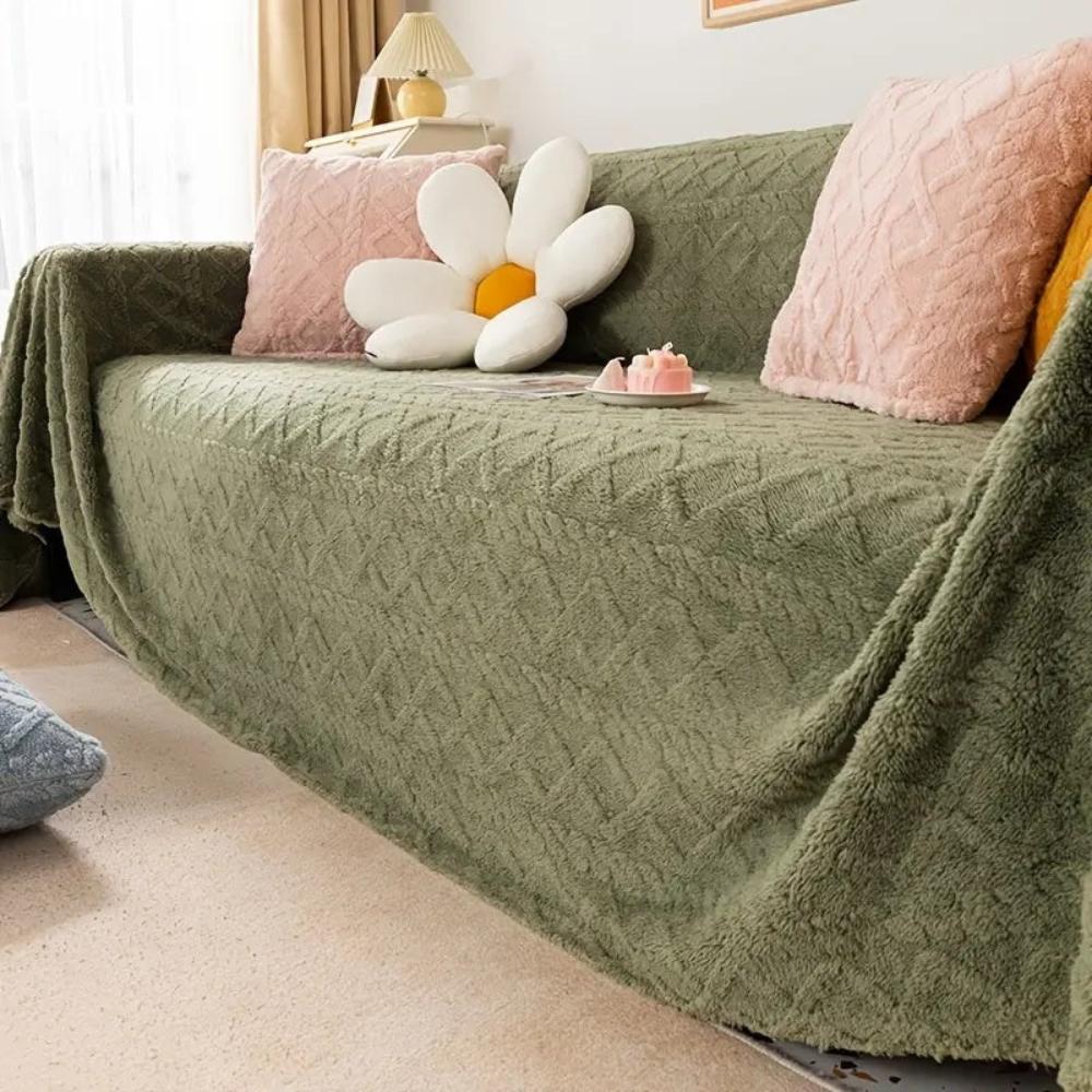 Snuggle Sherpa Sofa Cover — product detail view