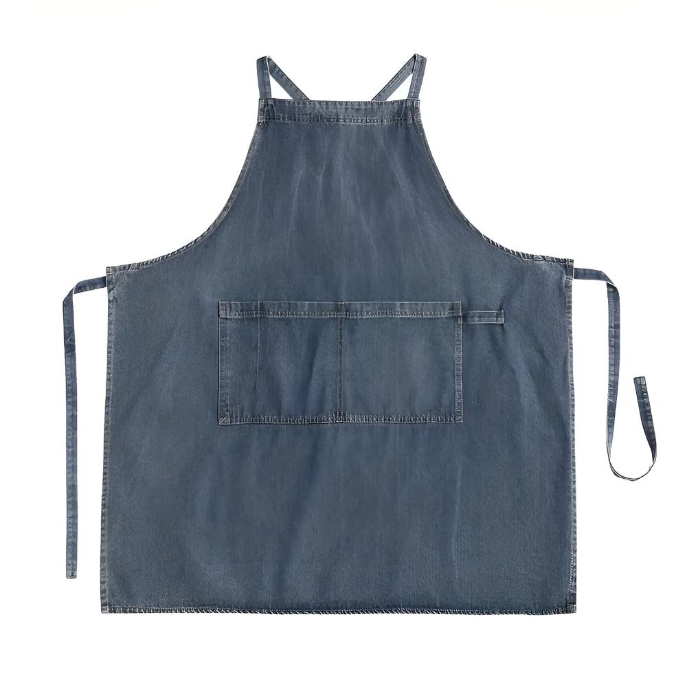 Premium Denim Apron — alternate angle view