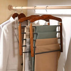 Elegant Wood Multi-Tier Hanger — alternate angle view