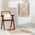 Lustre Fringe Bohemian Rug — product detail view