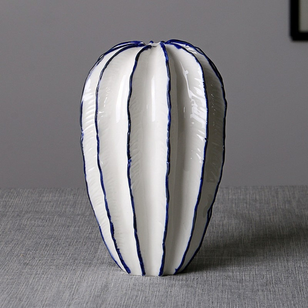 Star Fruit Inspired Ceramic Vase — additional view