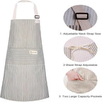Kawaii Stripes Apron — product close-up