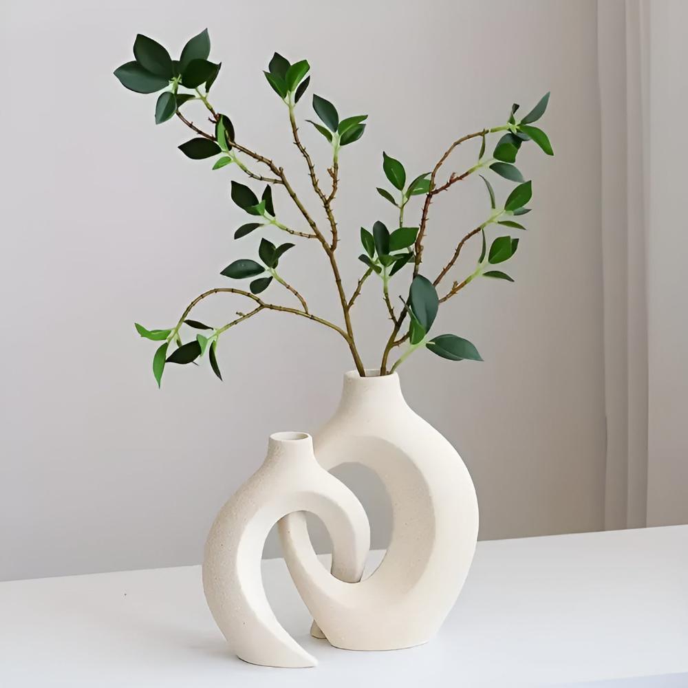 Unity Vase Duo | Modern Abstract Ceramic — main product photo