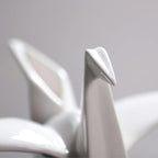 Origami-Inspired Ceramic Bird Statue — product close-up
