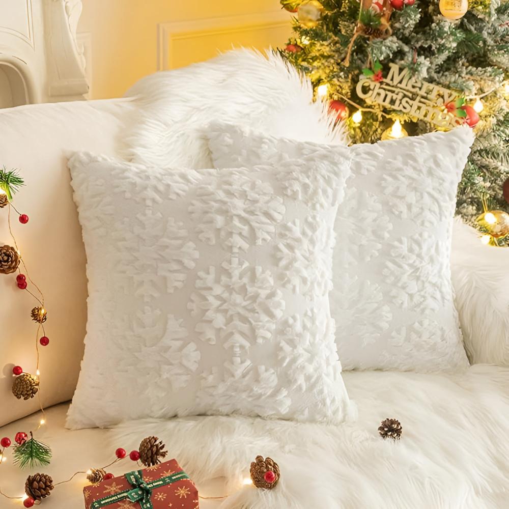 Snowflake Bliss Cushion Covers — main product photo