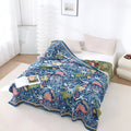 Dinosaur Forest Cotton Blanket — main product photo