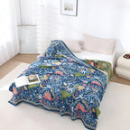 Dinosaur Forest Cotton Blanket — main product photo