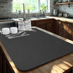 Quick Dry Kitchen Dish Mat — lifestyle shot