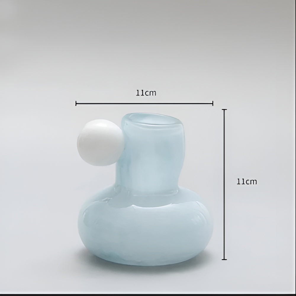 Celestial Nordic Glass Candle Holder — product in use