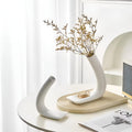 Graceful Arch Ceramic Vase Set — main product photo