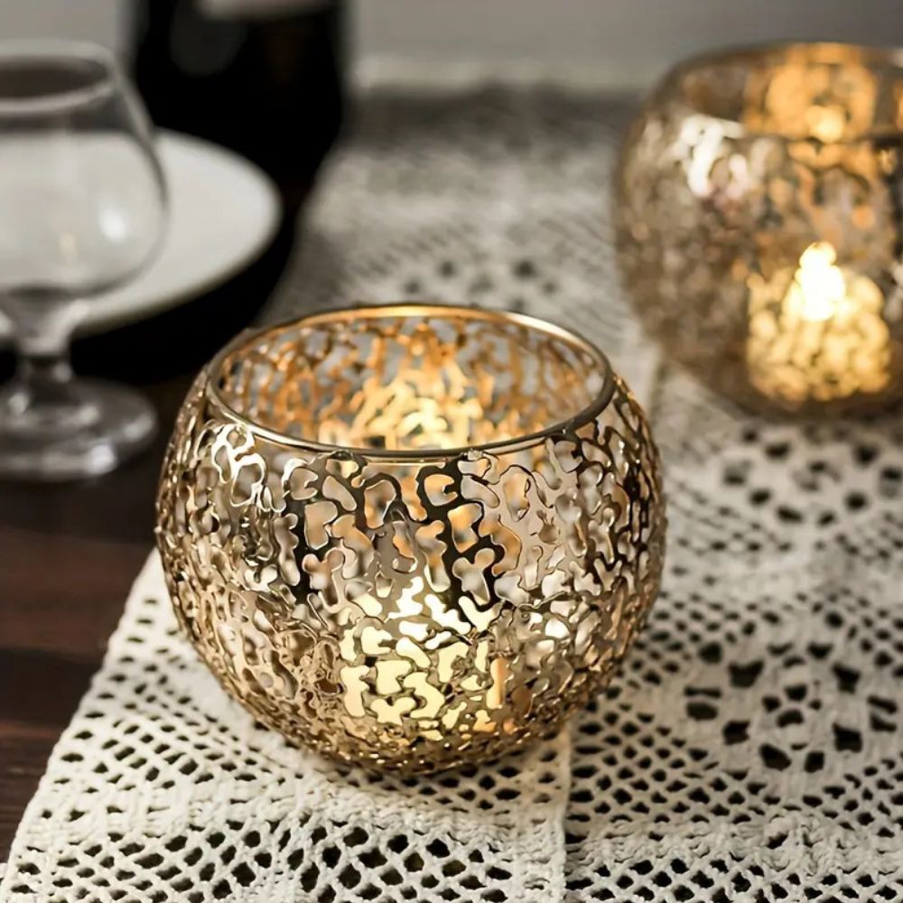 Glow Sphere Candle Holder — product detail view