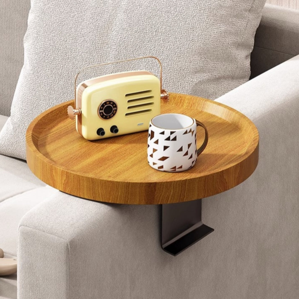 Sofa Armrest Walnut Tray — main product photo