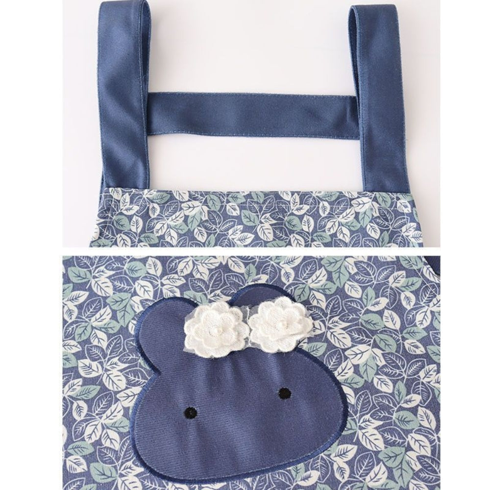 Petal Bunny Household Apron — product detail view