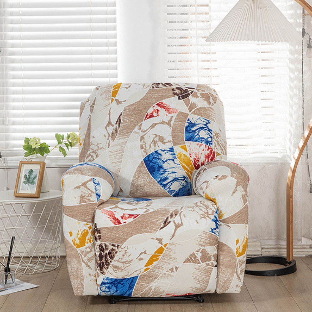 Abstract Recliner Sofa Cover — product detail view