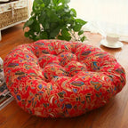 Round Boho Cushion Versatile Seating — lifestyle shot