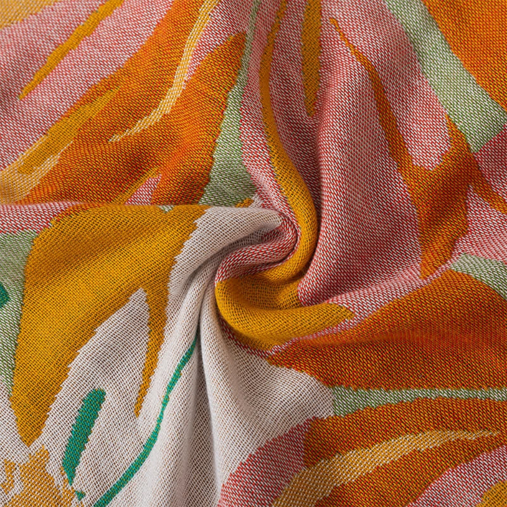 Floral Oasis Cotton Breathable Towel — product detail view