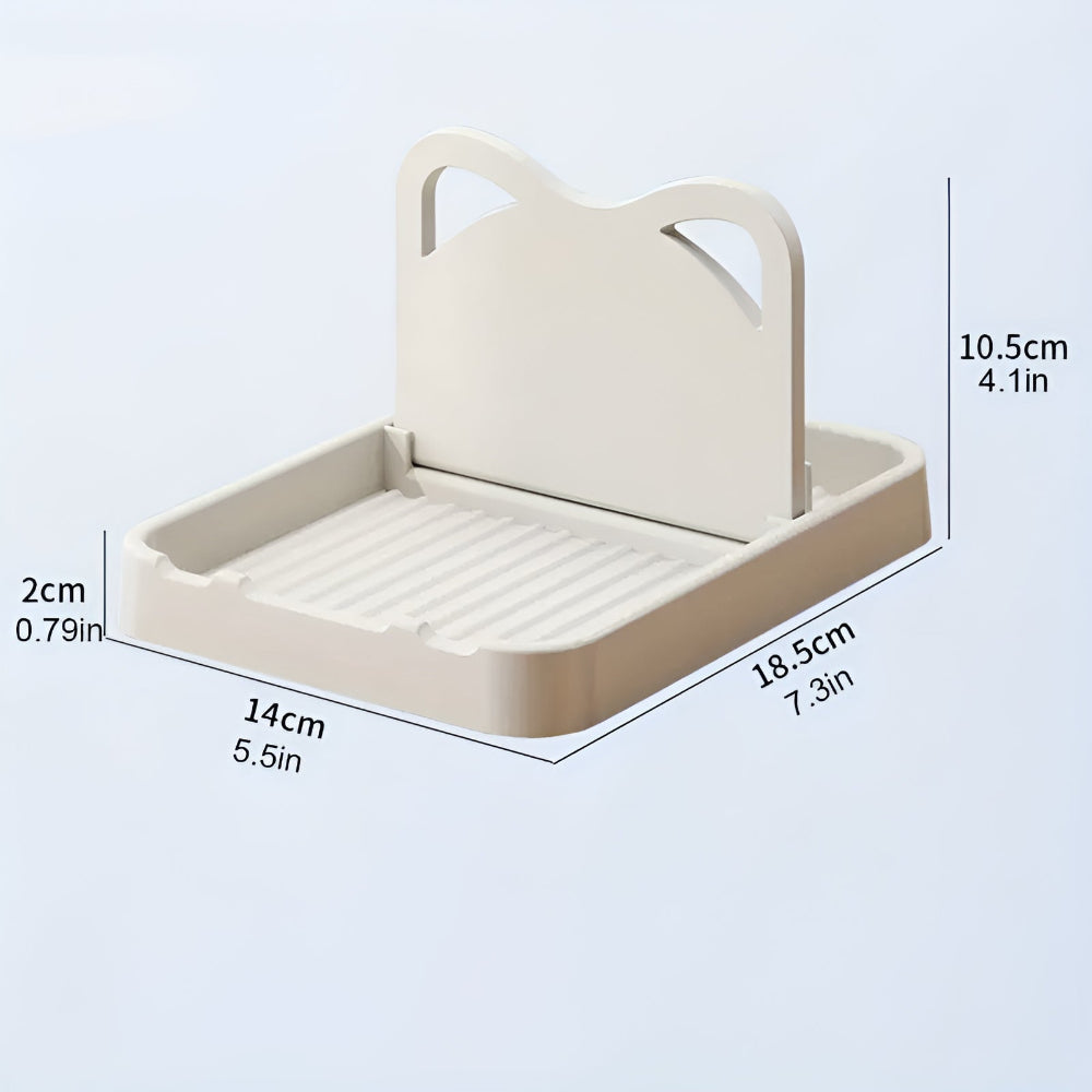 Pot Lid and Utensil Drip Holder — product in use