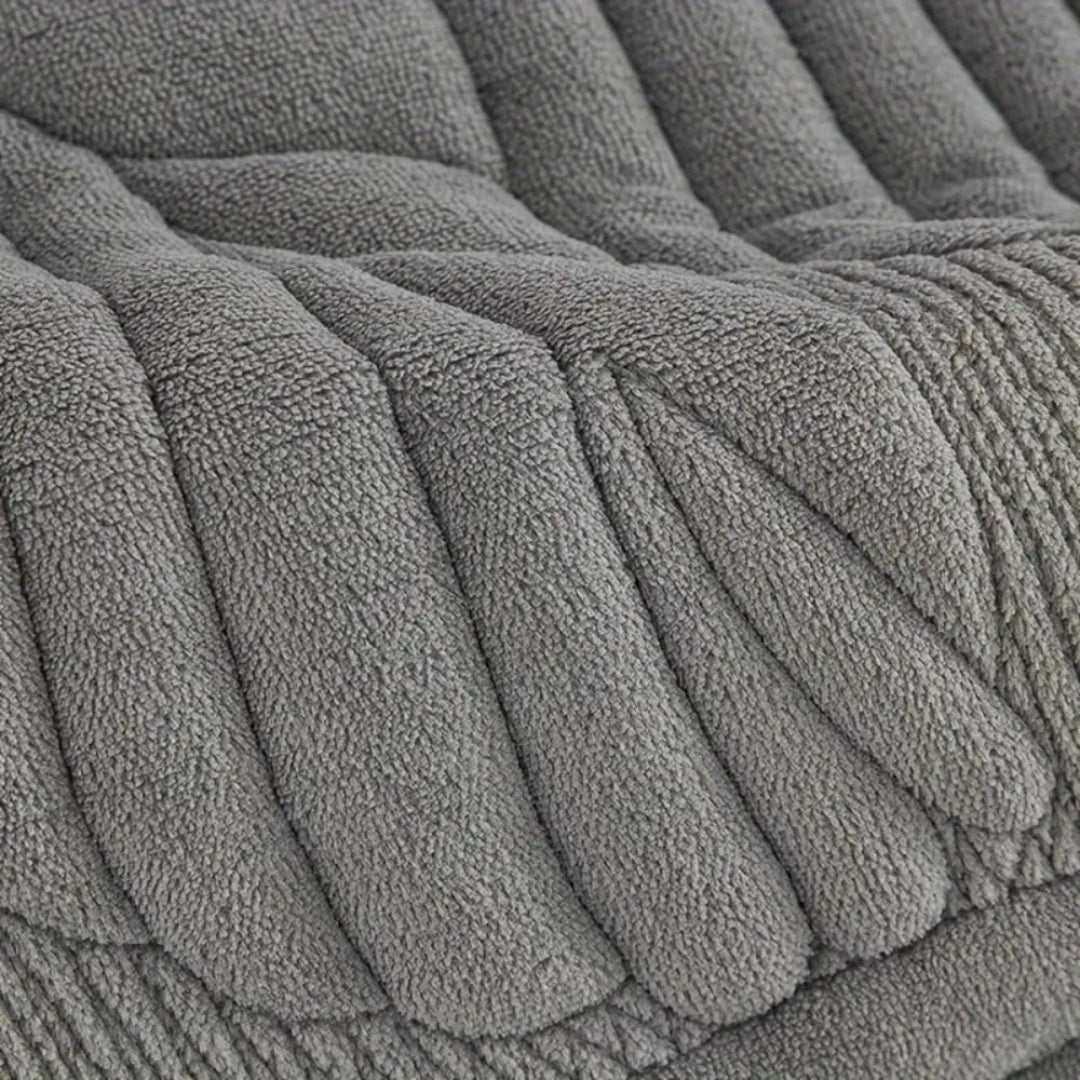 Verdant Leaf Pattern Recliner Cover — product detail view