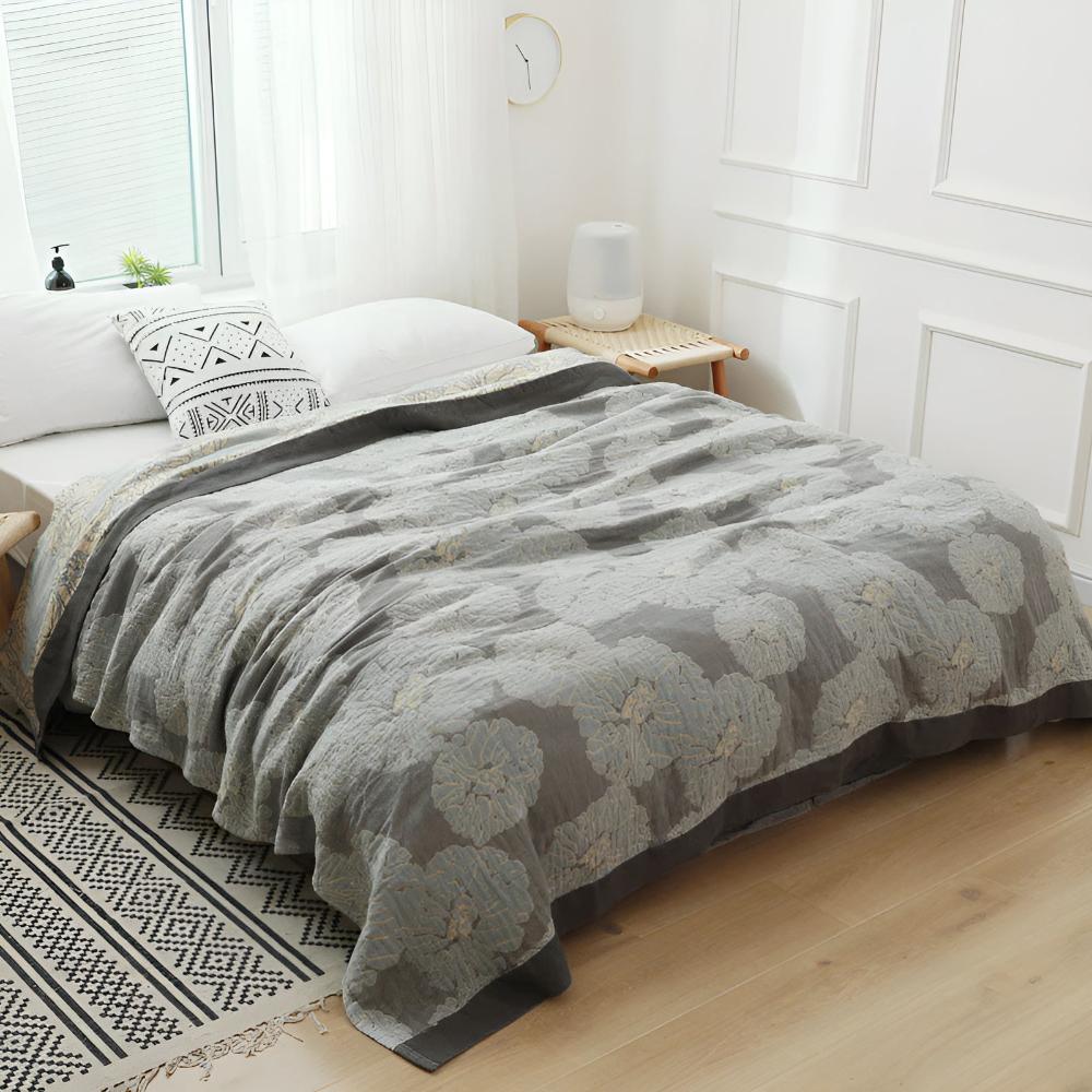 Botanical Bliss Cotton Blanket — additional view