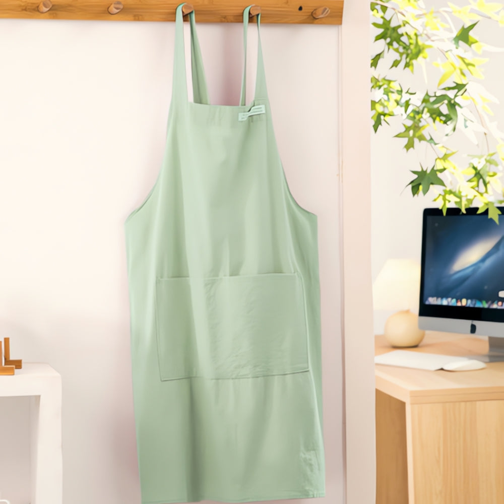 Minimalist Cross-Back Apron — lifestyle shot