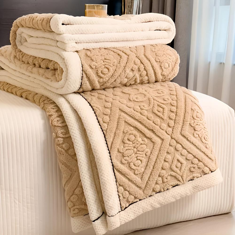 Velvet Mandala Sherpa Blanket — main product photo