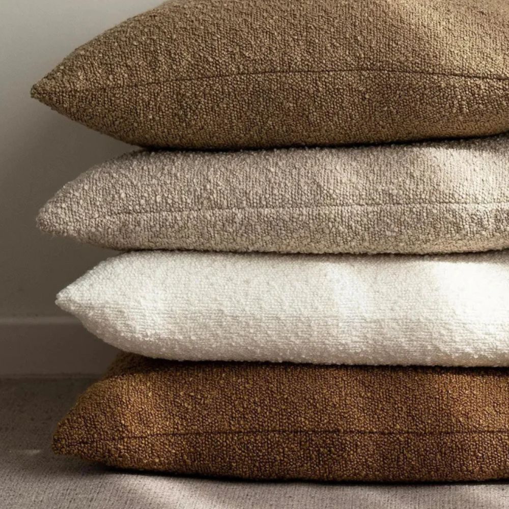 Timeless Bouclé Cushion Cover — product in use