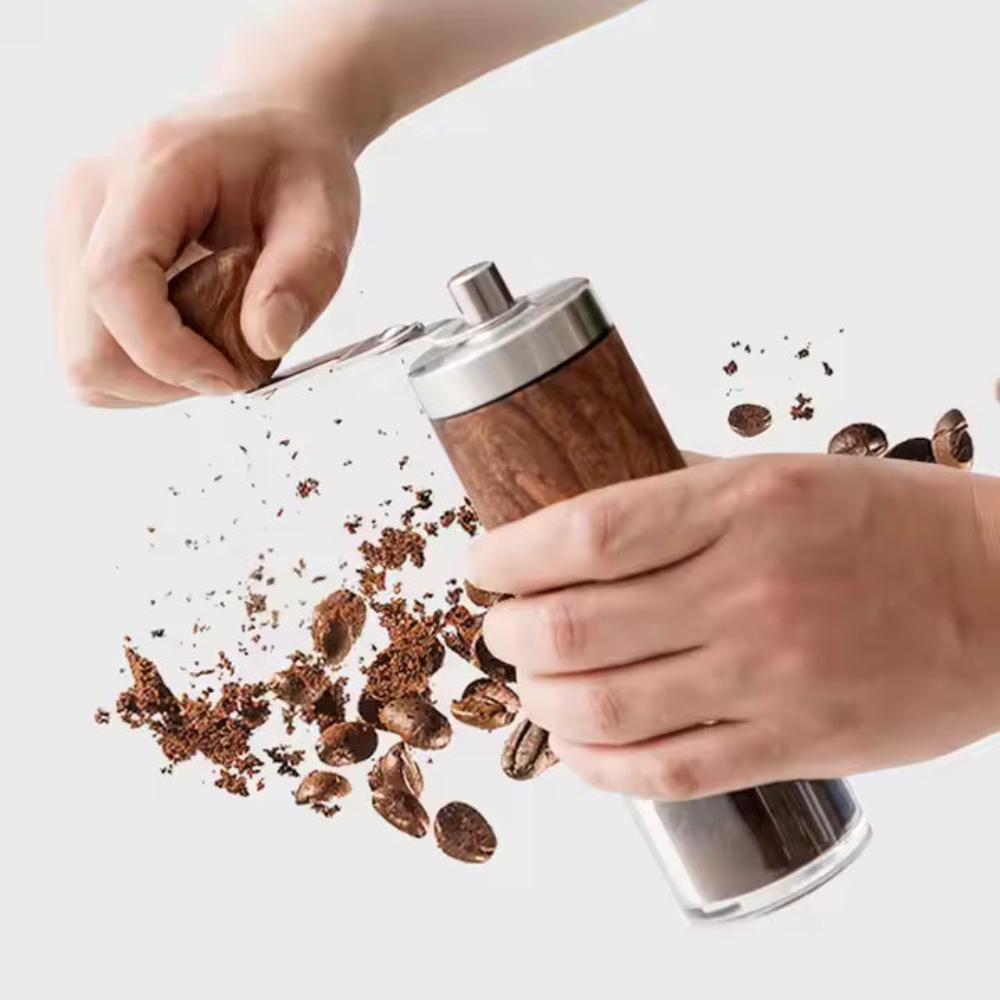 Wooden Mechanical Coffee Grinder — product detail view
