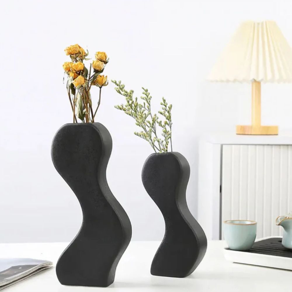 Unity Flow Ceramic Vase Set — product detail view