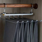 Regal Gold Space-Saving Trouser Hanger — alternate angle view