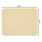 Quick Flow Silicone Kitchen Mat — size and scale reference