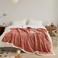 Mellow Sherpa Blanket — material texture close-up