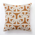 Modern Interlock Pattern Cushion Cover — product close-up