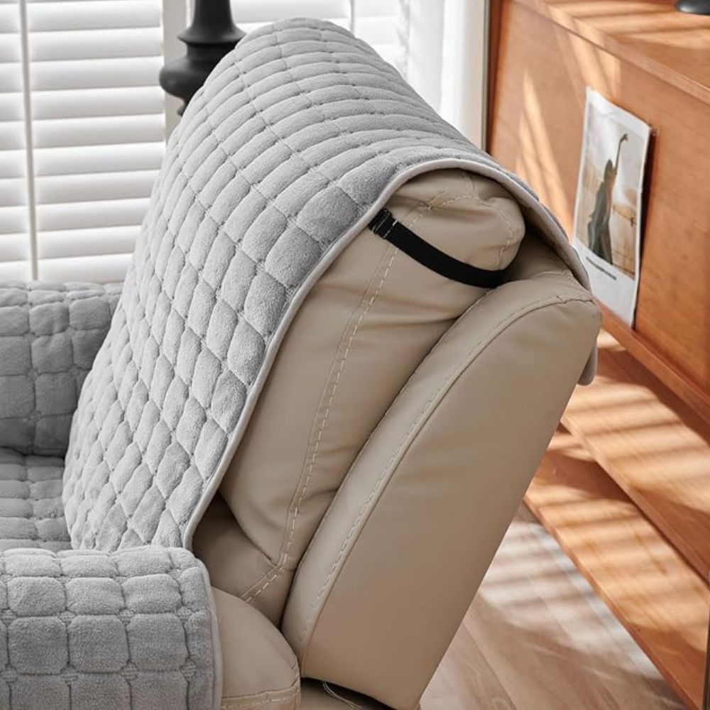 Snug Grid Recliner Cover — product close-up