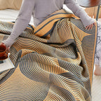Muslin Reversible Cotton Blanket — product detail view
