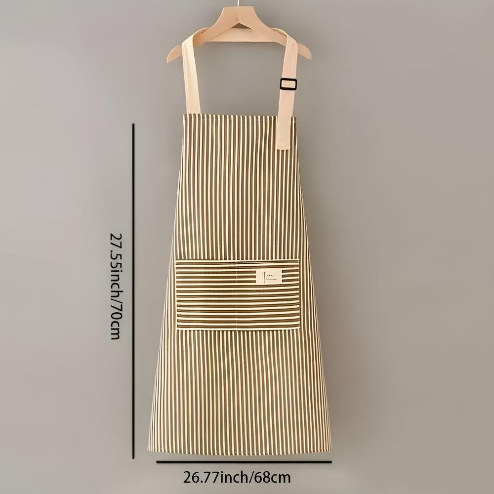 Kawaii Stripes Apron — product in use