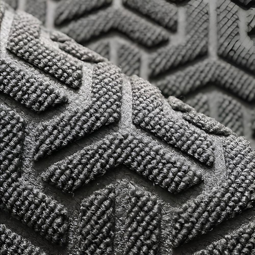 Geometric Entryway Door Mat — product in use